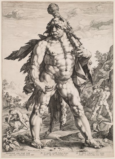 Il grande Ercole da Hendrick Goltzius