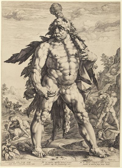 Il grande Ercole, o «Knollenman» da Hendrick Goltzius