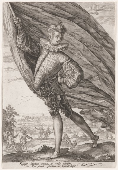Il grande alfiere da Hendrick Goltzius
