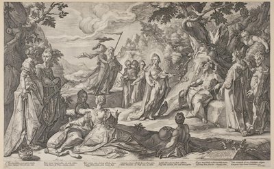 Il giudizio di Mida da Hendrick Goltzius