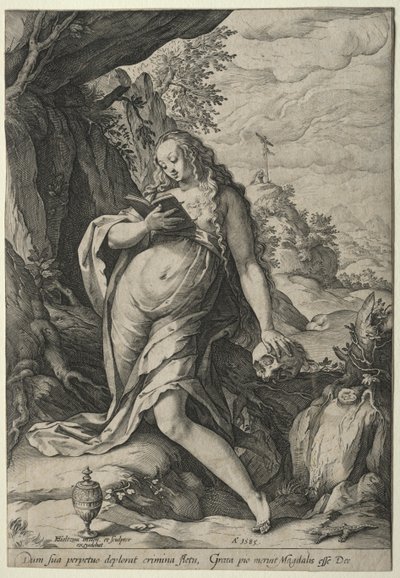 La Maddalena in penitenza da Hendrick Goltzius