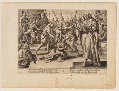 Il martirio di San Giacomo il Minore, da Il martirio di Cristo e degli Apostoli da Hendrick Goltzius