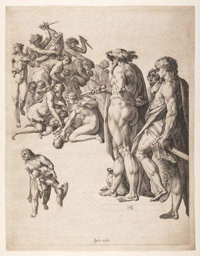 Il massacro degli innocenti da Hendrick Goltzius