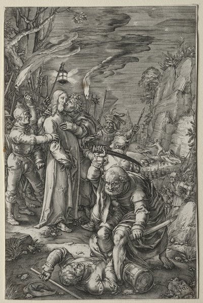 La Passione: Il Tradimento di Cristo da Hendrick Goltzius