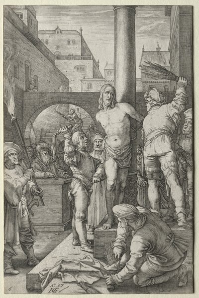 La passione: La flagellazione da Hendrick Goltzius