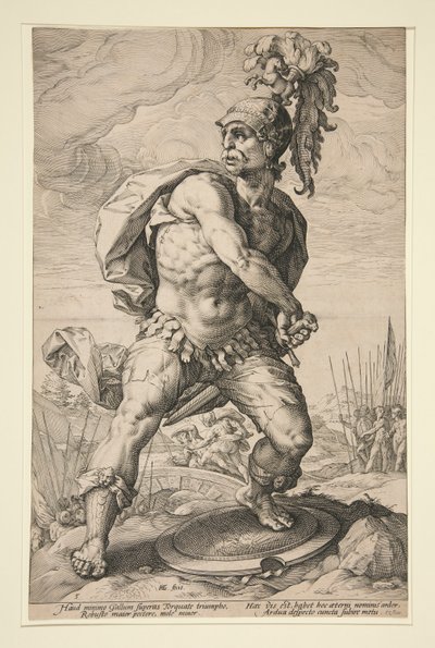 Gli eroi romani: Tito Manlio Torquato da Hendrick Goltzius