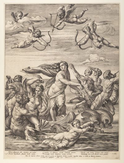Il trionfo di Galatea da Hendrick Goltzius
