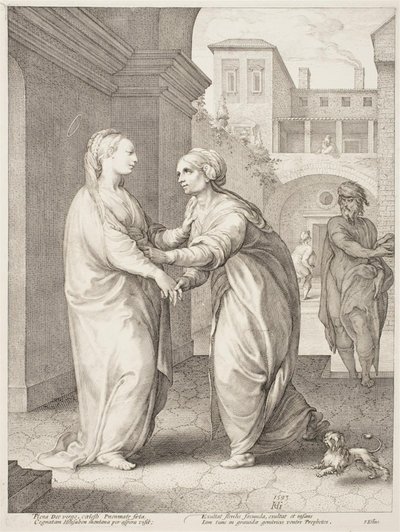 La Visitazione da Hendrick Goltzius