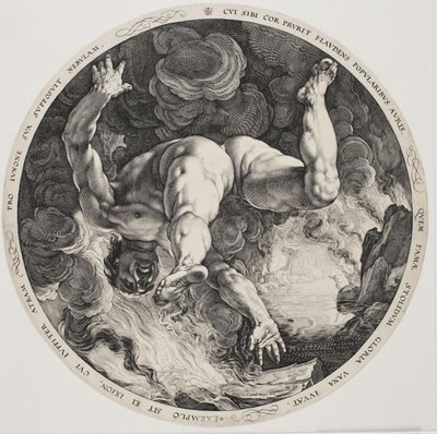 I quattro disgraziati - Issione da Hendrick Goltzius