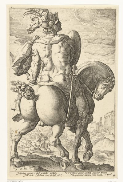 Tito Manlio a cavallo da Hendrick Goltzius