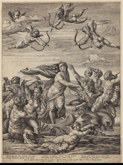 Il trionfo di Galatea da Hendrick Goltzius