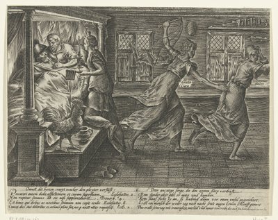 Chi procede ha notti insonni da Hendrick Goltzius