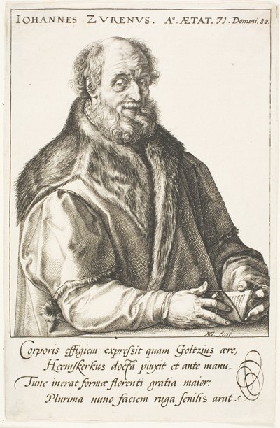 Zuren, Jan van (1517-1591) editore, borgomastro di Haarlem da Hendrick Goltzius