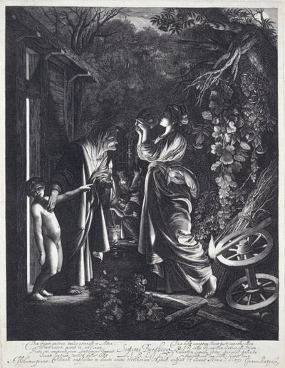 Cerere cerca sua figlia da Hendrick Goudt