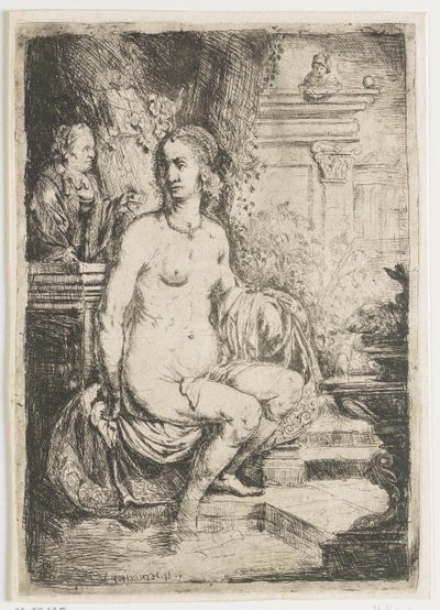 Betsabea riceve la lettera di Davide da Hendrick Heerschop