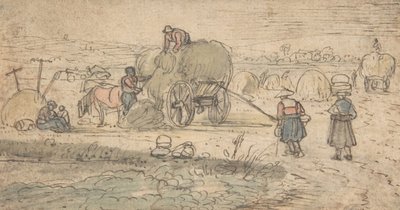 Contadini che caricano il fieno da Hendrick. Hendrick Avercamp,Avercamp