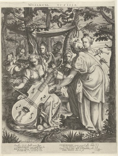 Concerto delle muse sul Parnaso da Hendrick Hondius (I)