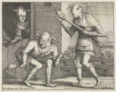 Tre pazzi da Hendrick Hondius (I)