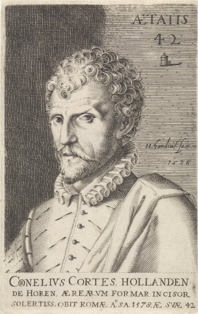 Ritratto di Cornelis Cort da Hendrick Hondius (I)