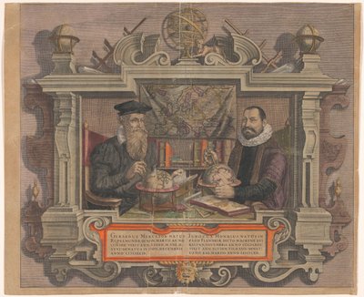 Ritratto di Jodocus Hondius e Gerard Mercator da Hendrick Hondius (rejected attribution)