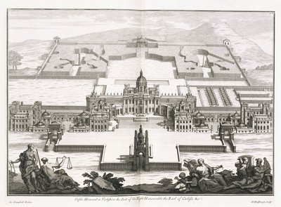 Castello Howard nello Yorkshire, da "Vitruvius Britannicus", o "L
