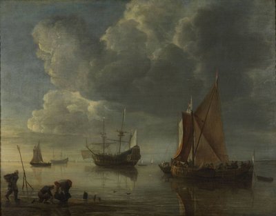 Mare Calmo da Hendrick Jacobsz. Dubbels