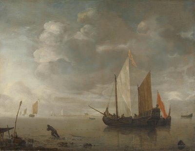 Mare calmo da Hendrick Jacobsz. Dubbels
