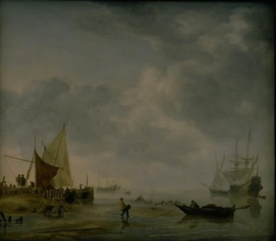 Veduta di una rada olandese da Hendrick Jacobsz Dubbels