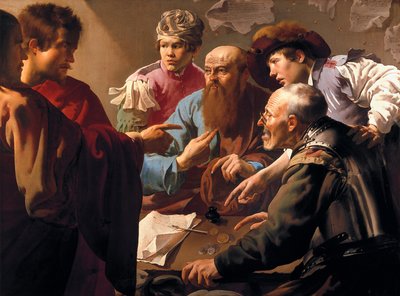 La chiamata di San Matteo da Hendrick Jansz Terbrugghen