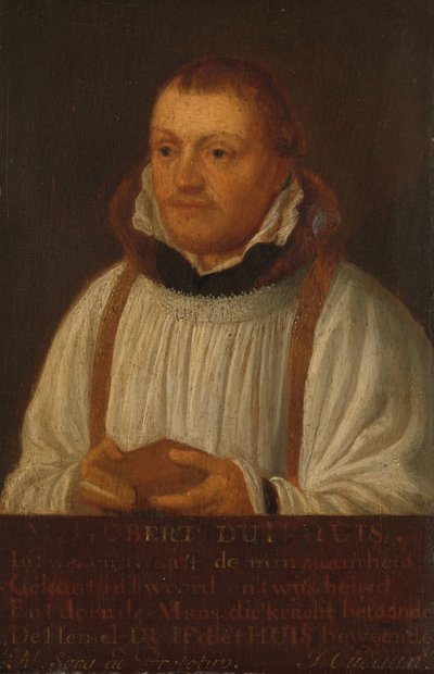 Ritratto di Huybert Duyfhuys (c. 1515-81), Pastore della Chiesa di San Giacomo, Utrecht da Hendrick Martensz. Sorgh