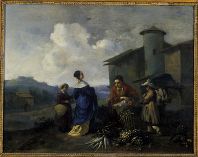 Venditore di Verdure da Hendrick Mommers