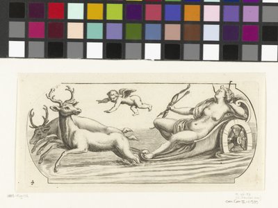 Diana su un carro da guerra da Hendrick de Keyser (I)