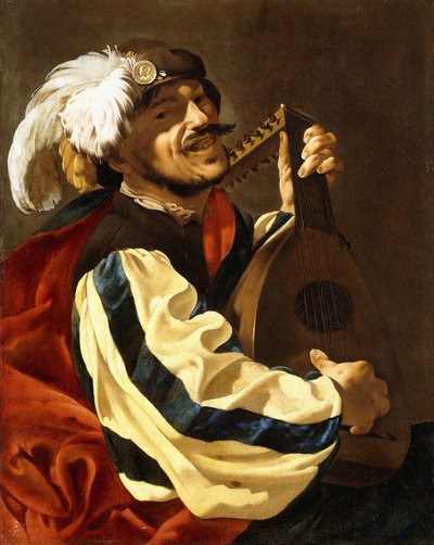 Un suonatore di liuto da Hendrick ter Brugghen