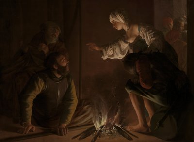 Il rinnegamento di San Pietro da Hendrick ter Brugghen