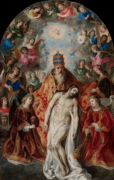 La Trinità. Circa 1620 da Hendrick van Balen
