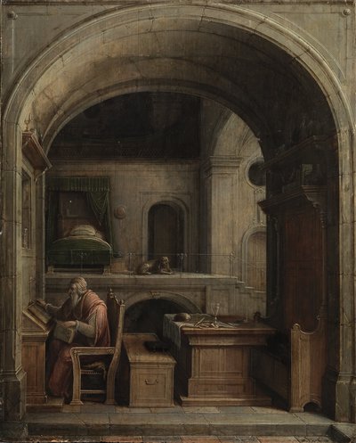 San Girolamo nel suo studio da Hendrick van Steenwijck