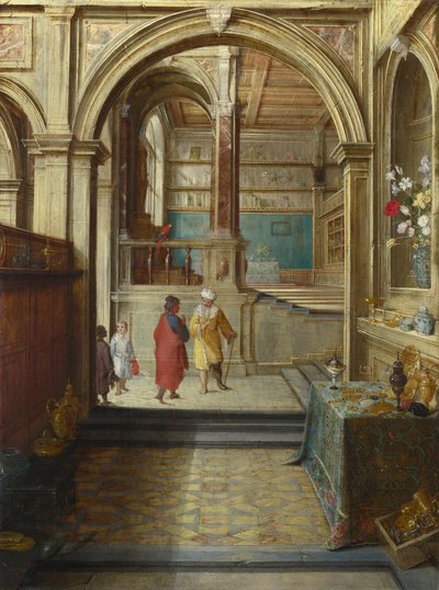 Creso e Solone da Hendrick van Steenwyck the Younger