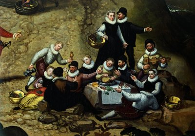 Fiera di campagna da Hendrick van den (1530 97) Broeck