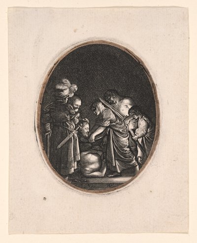 Decapitazione di San Giovanni Battista da Hendrick von Goudt