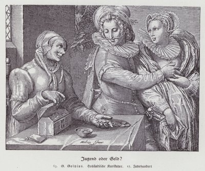 Amore disuguale da Hendrik (after) Goltzius