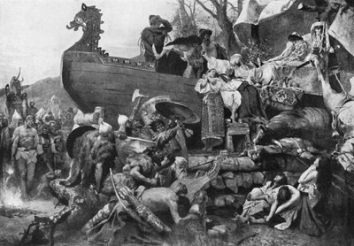Sepoltura di un capo varangiano da Hendrik (after) Siemiradzki