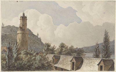 Veduta su Andernach e il Reno da Hendrik Abraham Klinkhamer