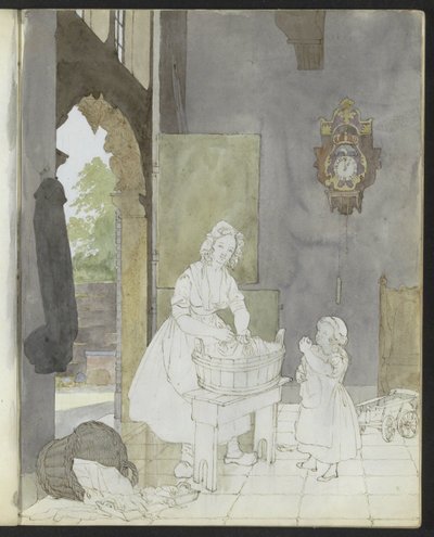 Lavandaia da Hendrik Abraham Klinkhamer