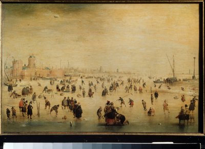 Pattinatori sul ghiaccio da Hendrik Avercamp