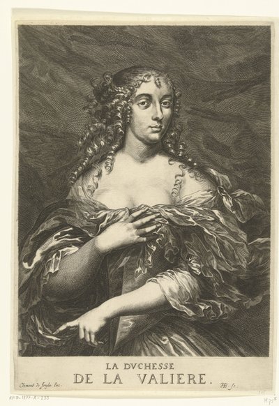 Ritratto di Louise Françoise de La Baume Le Blanc de la Vallière da Hendrik Bary