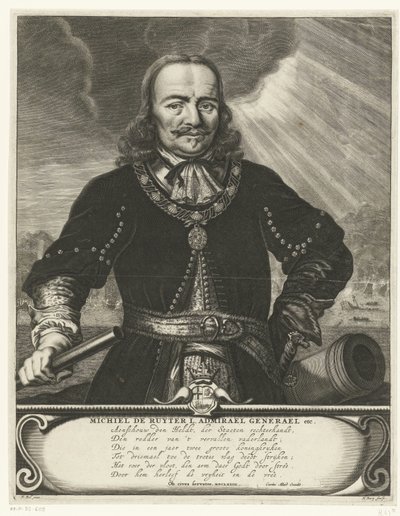 Ritratto di Michiel Adriaansz. de Ruyter da Hendrik Bary