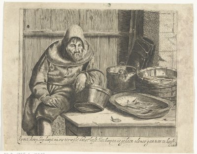 Venditore di pesce da Hendrik Bary