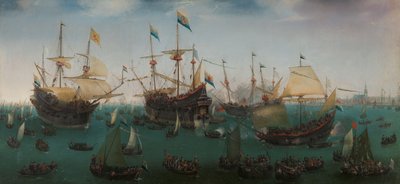 Il ritorno ad Amsterdam della seconda spedizione nelle Indie Orientali, 19 luglio 1599 da Hendrick Cornelisz. Vroom