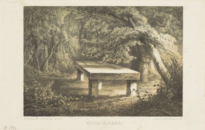 Altare sacrificale germanico da Hendrik Dirk Kruseman van Elten