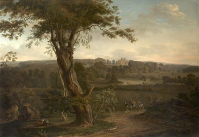 Parco di Wollaton Hall, Nottingham, 1795 da Hendrik Frans de Cort